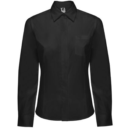Елегантна дамска риза в черно С263-2