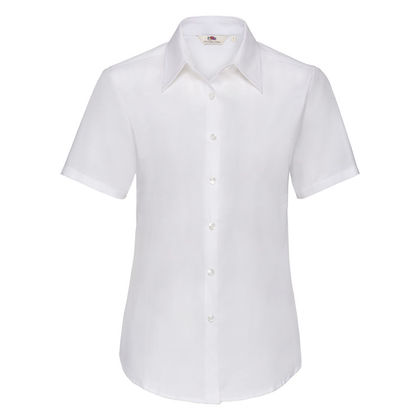 Бяла елегантна риза за жени С40-4