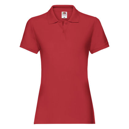 Еластична дамска риза в червено С49-5