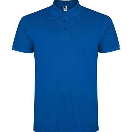Мъжка синя риза с къс ръкав С1185-4