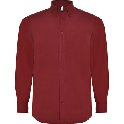 Елегантна мъжка риза в цвят бордо С264-5