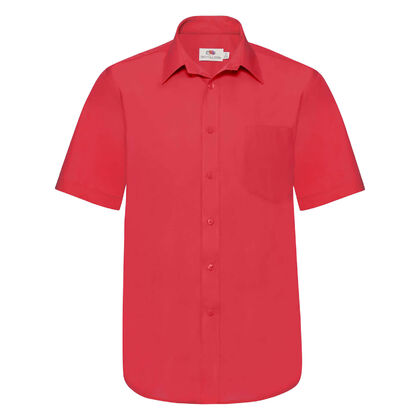 Червена официална риза с джоб С36-5
