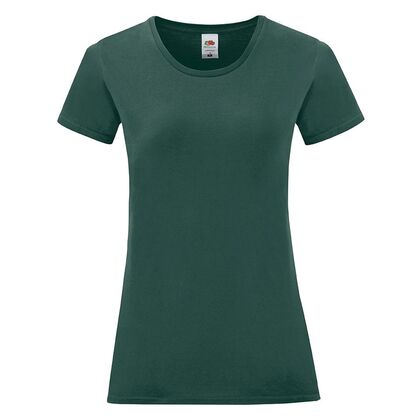 Дамска тениска в горско зелено С1756-12