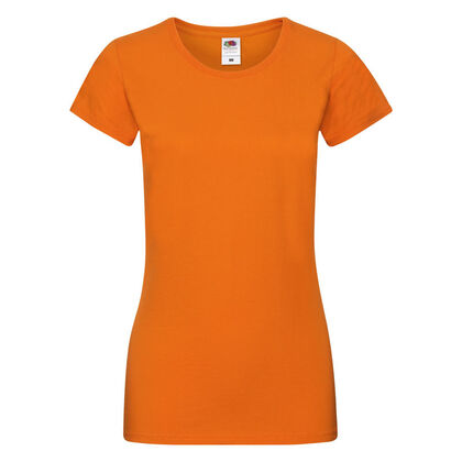 Оранжева дамска тениска за лятото С525-6