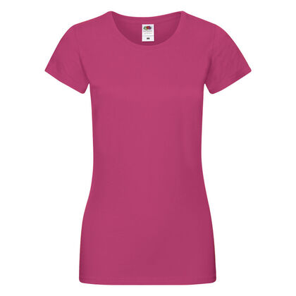 Дамска розова тениска от супер мек памук С525-11