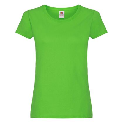 Дамска ежедневна тениска в цвят лайм С75-11