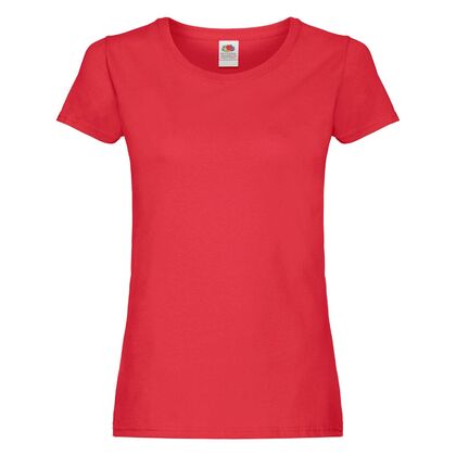 Дамска ежедневна тениска в червено С75-14