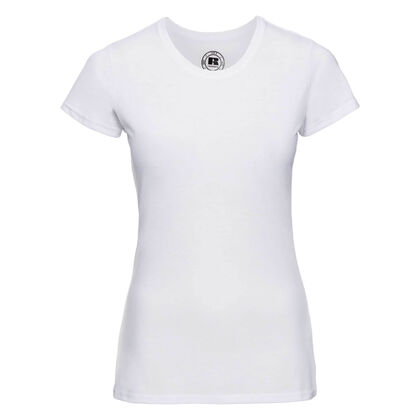 Бяла дамска блуза с къс ръкав С466-4