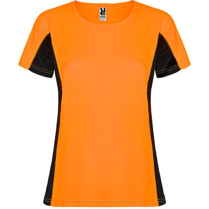 Неоново оранжева спортна тениска за жени С1177-7