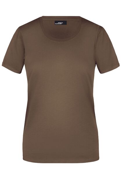 Дамска тениска в шоколадов цвят С639-4