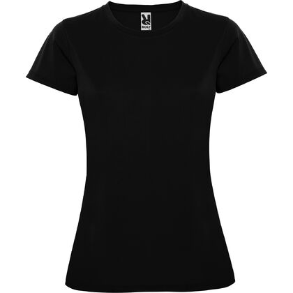 Дишаща дамска тениска в черно С274-5