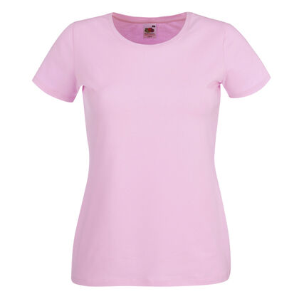 Светло розова дамска тениска с ликра С68-3