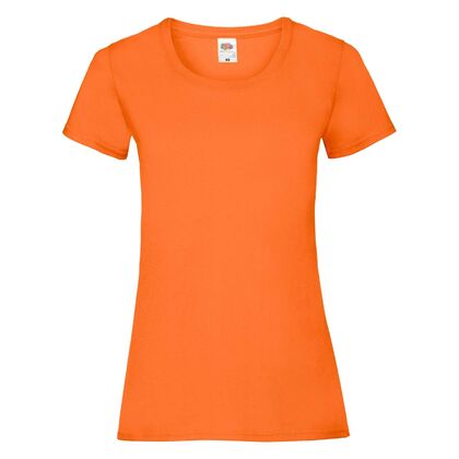 Оранжева всекидневна тениска за жени С25-4