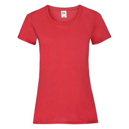 Червена всекидневна тениска за жени С25-5