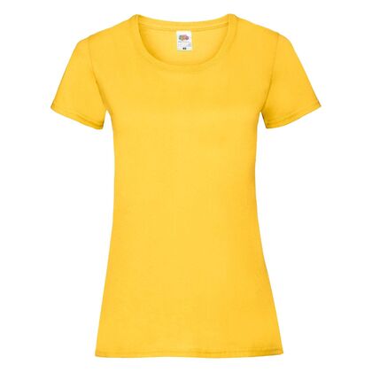 Дамска жълта тениска за всекидневие С25-7