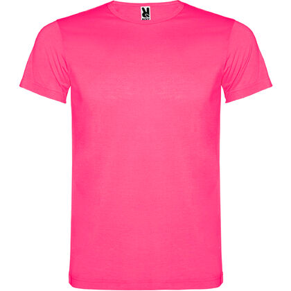 Неоново розова мъжка тениска С1154-4