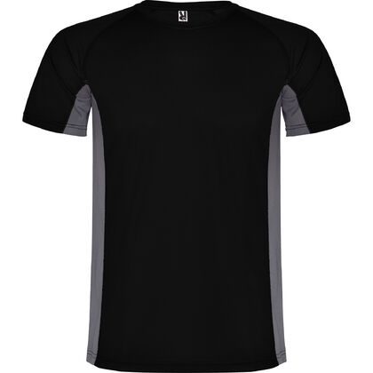 Черна тениска от дишащ полиестер С1175-4
