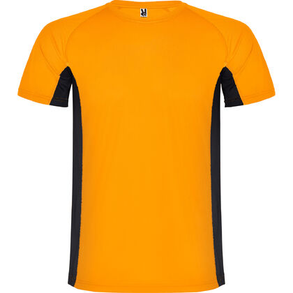 Неоново оранжева мъжка тениска С1175-7