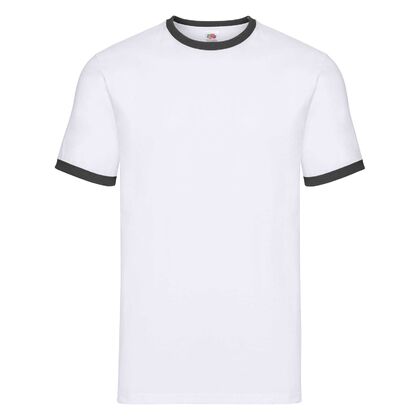 Мъжка бяла тениска от памук С24-4