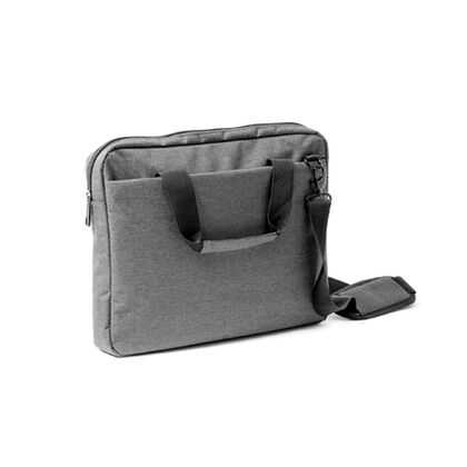 Луксозна чанта за лаптоп в сиво С2847
