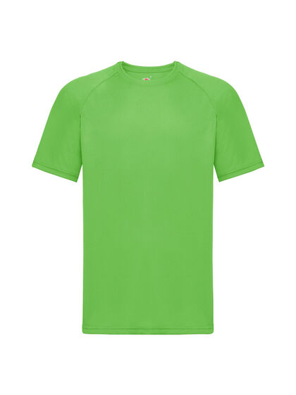 Мъжка спортна тениска в цвят лайм С1-2