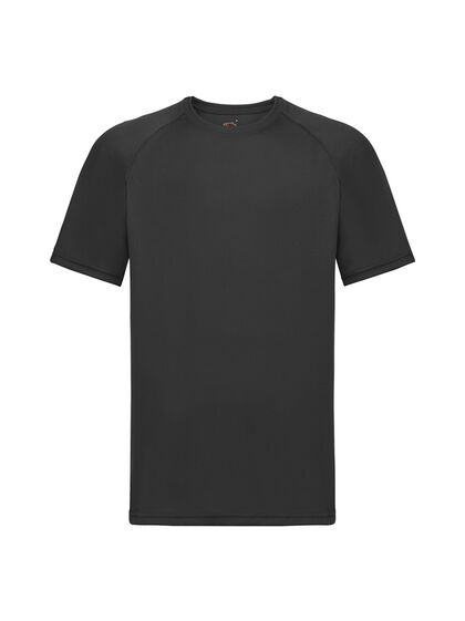 Черна спортна тениска за мъже С1-8