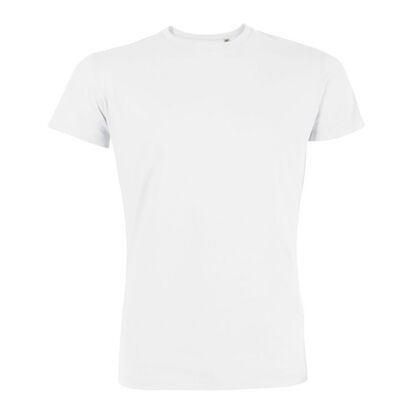 Бяла мъжка тениска от Био памук С1133-4