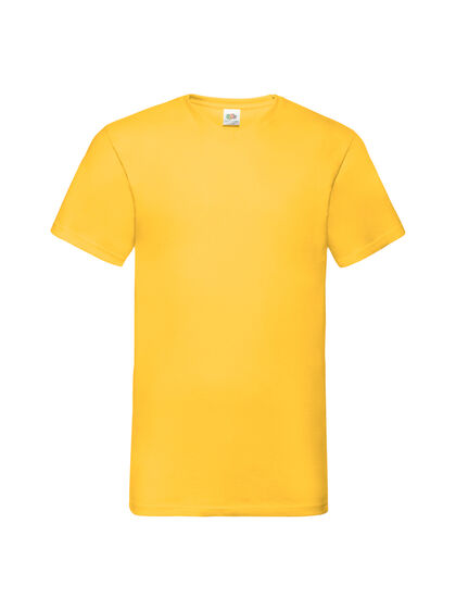 Свежа мъжка тениска в цвят слънчоглед С103-9