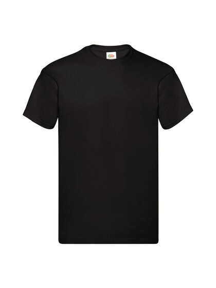 Обикновена черна мъжка тениска С74-10