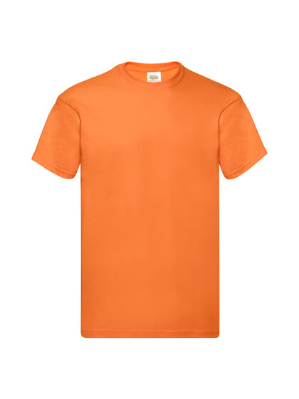 Мъжка обикновена тениска в оранжево С74-12
