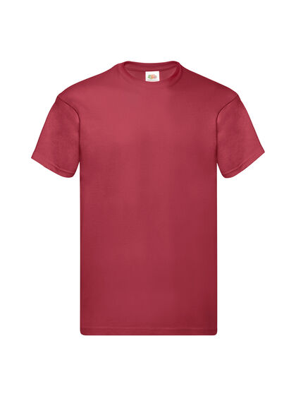 Обикновена мъжка тениска в цвят бордо С74-17