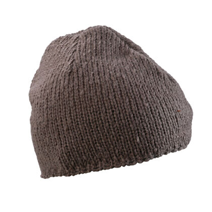 Бежова плетена шапка в ретро стил С1019-2