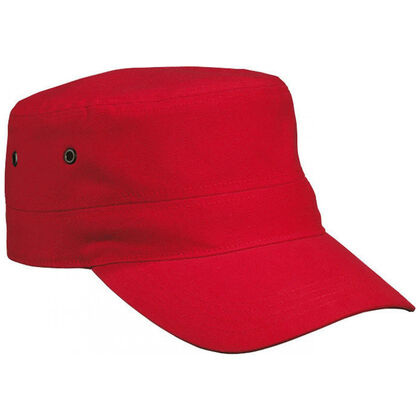 Стилна шапка онлайн в червено С158-3