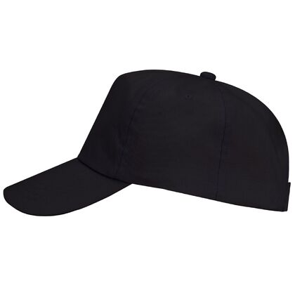Евтина шапка с козирка в черно С2029-7