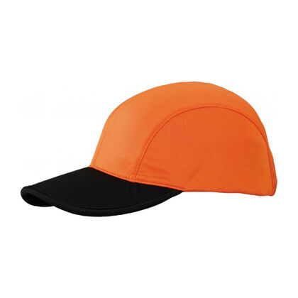 Оранжева шапка с мека козирка С1838-3