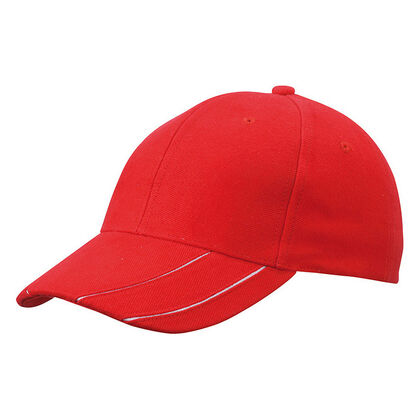 Интересна шапка в червено С989-3