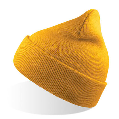 Класическа зимна шапка в жълто С2659-3