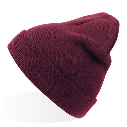 Класическа зимна шапка в цвят бургунди С2659-8
