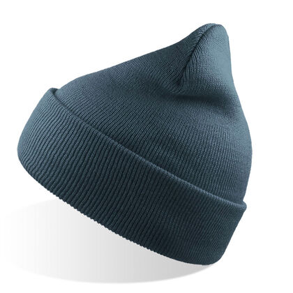 Класическа зимна шапка в стоманено синьо С2659-9