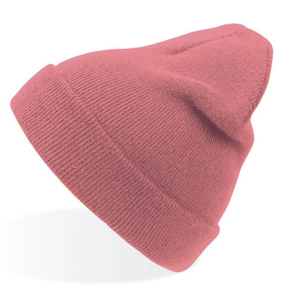 Класическа зимна шапка в светло розово С2659-15