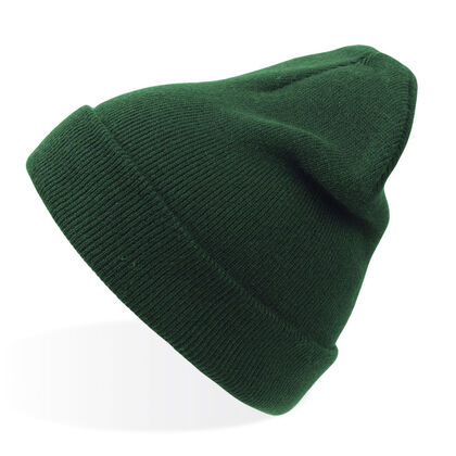Класическа зимна шапка в тъмно зелено С2659-18