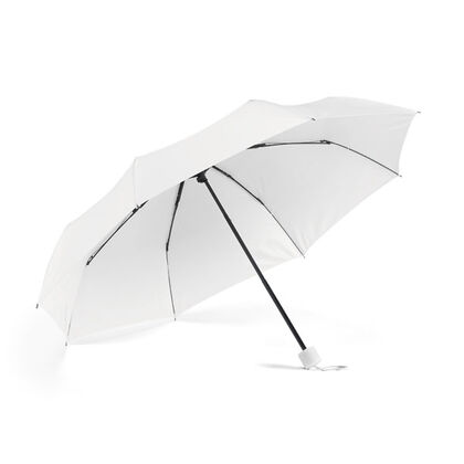 Тройно сгъваем чадър в бяло С802-2