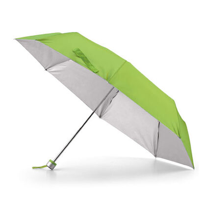 Компактен тройносгъваем чадър в зелено С280-2