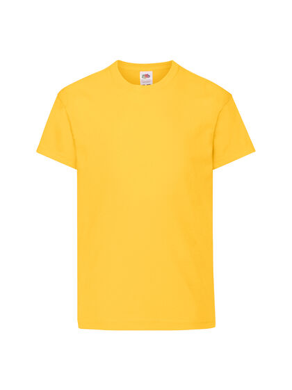 Детска памучна тениска в жълто С77-3
