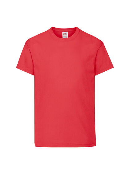 Детска памучна тениска в червено С77-6
