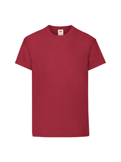 Детска памучна тениска в цвят бордо С77-7