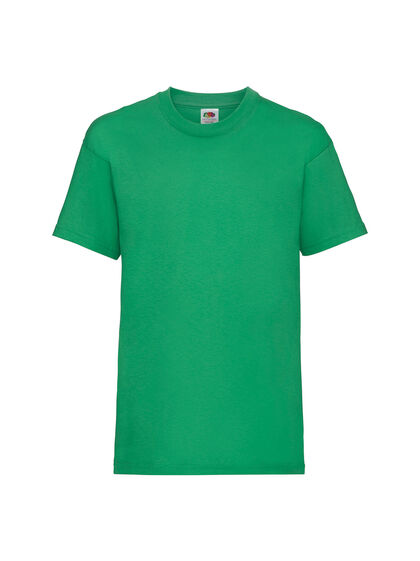 Детска изчистена тениска в зелено С93-4
