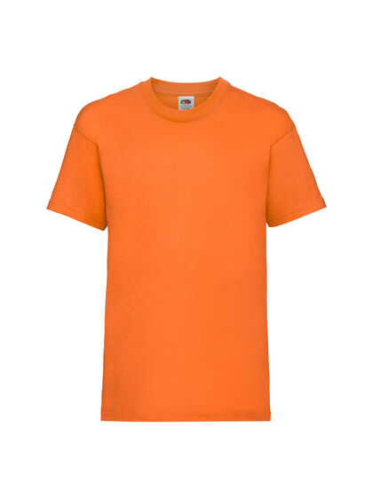 Детска изчистена тениска в оранжево С93-17