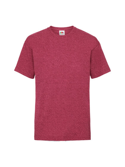 Детска тениска в червен меланж С93-18