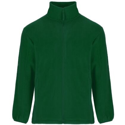 Мъжко поларено яке в тъмно зелено С2330-6